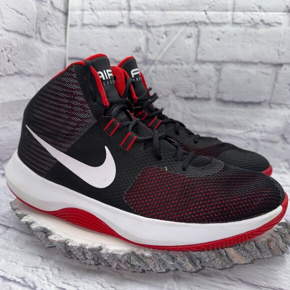 Nike Mens Air Precision NBK Black University Red Size 12 Basketball Shoes main image 10